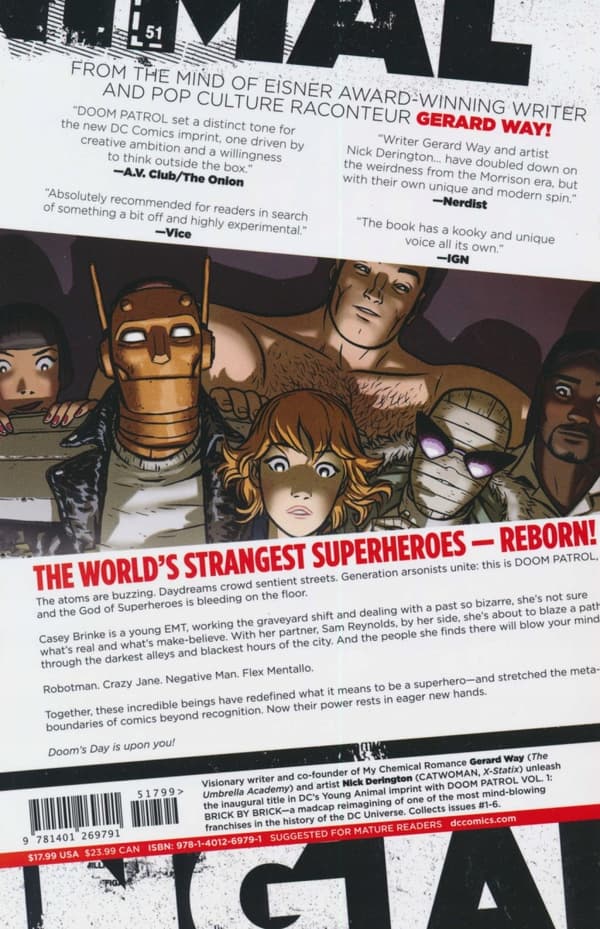 Doom Patrol Vol. 1: Brick by Brick by Gerard Way