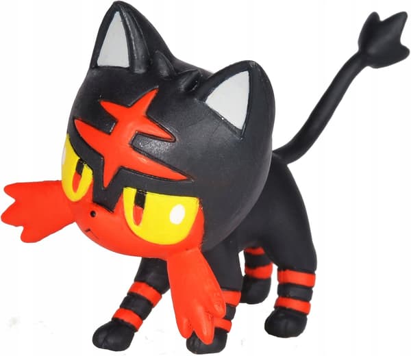 Pokémon Battle Figure Pack – 5 cm Mini Figures: Rowlet, Litten