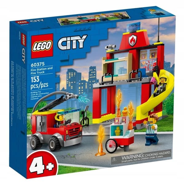 LEGO City 60375 Fire Station and Fire Engine
