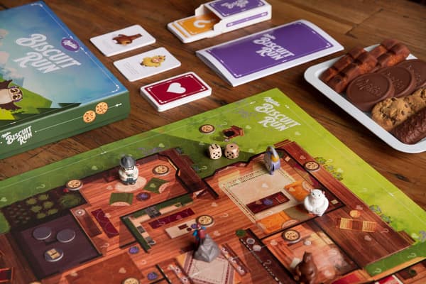Limited Edition "Milka" Biscuit Run Board Game: The Race for Biscuits