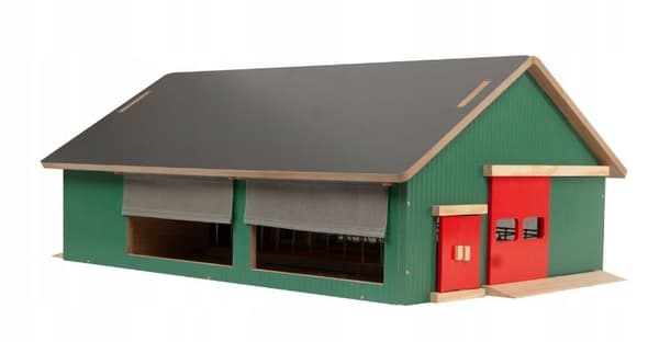 WOODEN COW SHEET 1:32 WITH WINDOWS AND BLINDS