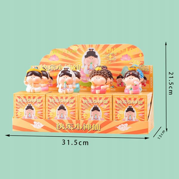 8x Adorable Cake Topper Figures – Unique Decorations: Cartoon Statues and Mini Models