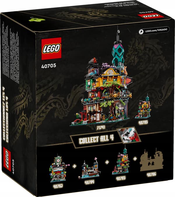 LEGO Ninjago Micro-Gardens set, 376 pieces