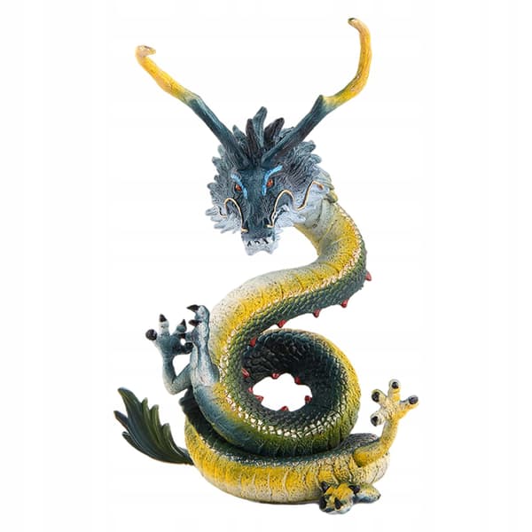 Realistic flying dragon figurine Action figurines Desk decorations Blue