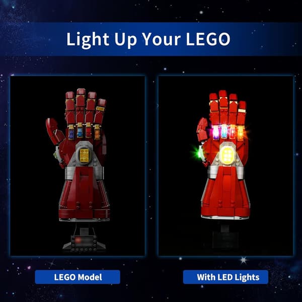BRIKSMAX LED LIGHT FOR THE LEGO THANOS GLOVE