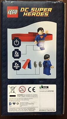 Lego LGL-HE7 SUPER HEROES Superman Head Torch