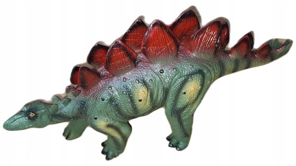 STEGOSAURUS – LARGE RUBBER DINOSAUR FIGURINE