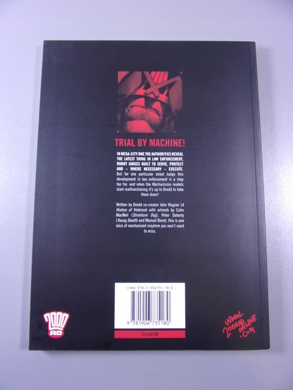 JUDGE DREDD MECHANISMO 2009, English-language edition