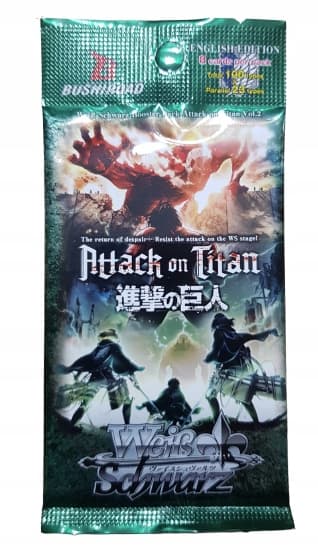 Attack on Titan Weiss Schwarz Cards, 8-pack, vol. 2