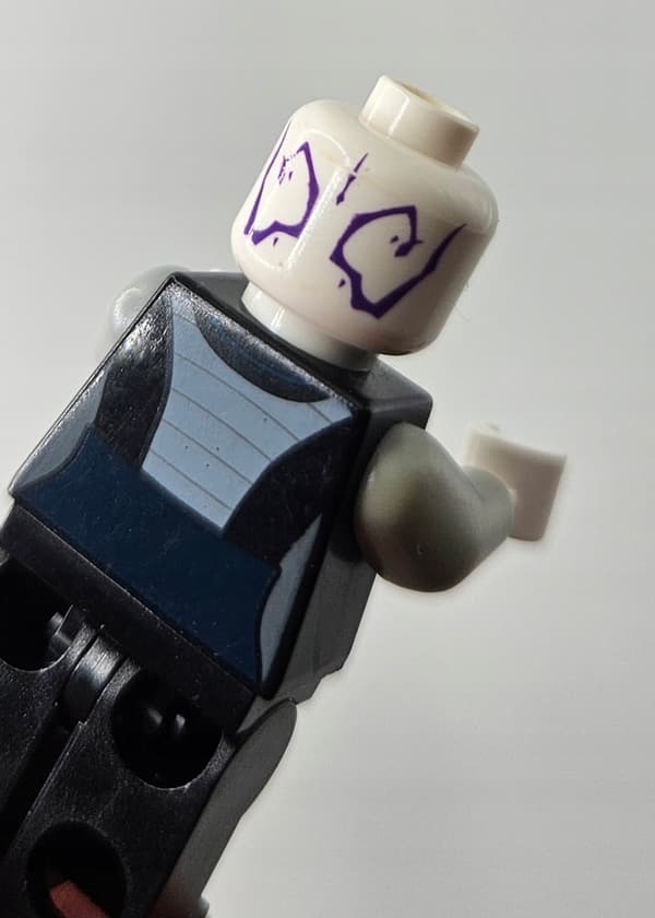 Lego Star Wars minifigure sw0318 Asajj Ventress DEFECT /