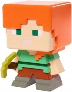 Minecraft Alex with a Golden Pickaxe, 10 cm
