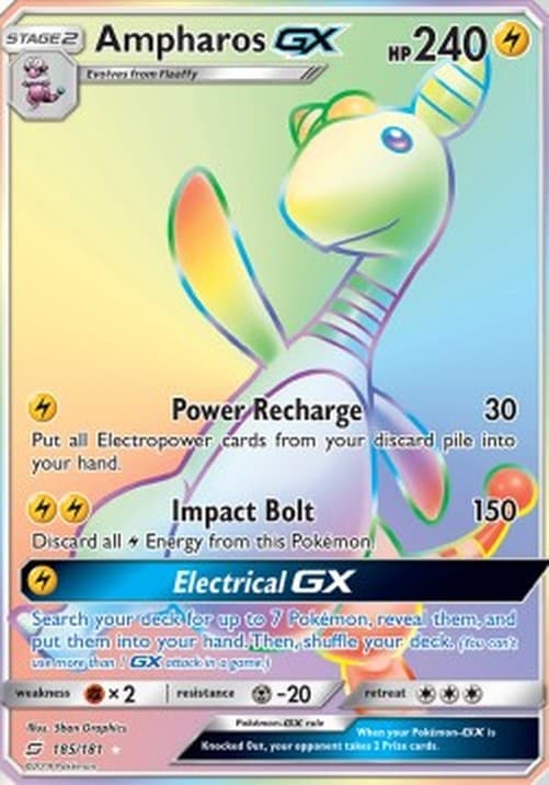 Pokemon Ampharos GX