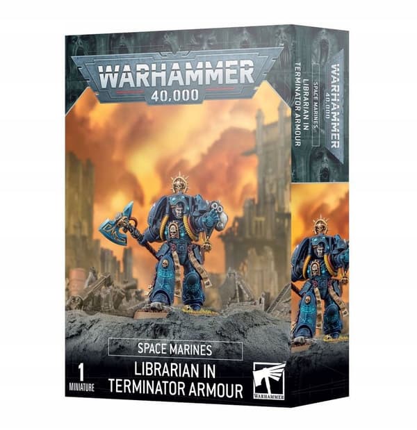 Space Marines LIBRARIAN I TERMINATOR-RUSTNING NY