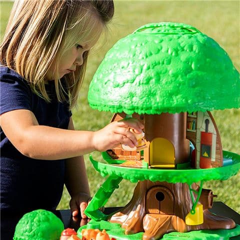 CHLOROPHYLL MAGIC TREE FOLDING HOUSE FIGURINES MOBILE FOLD-OUT PET