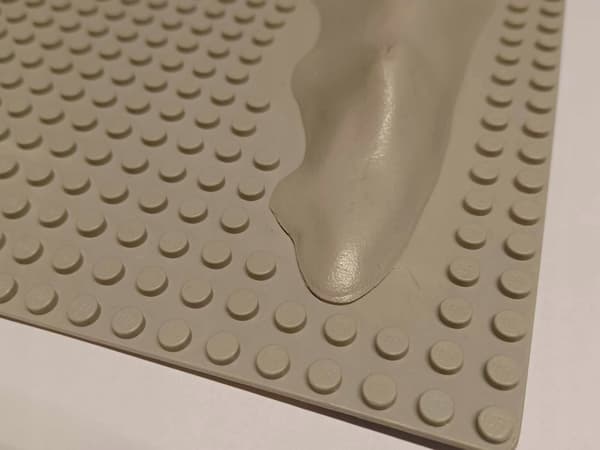 190A27. LEGO Thin Building Plate 32x32, damaged, 3D, 3947