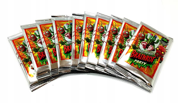 BRAINROT NEUROBLAST PARTY CARDS SERIES 1 / BLUE OCEAN / 10 PACKETS