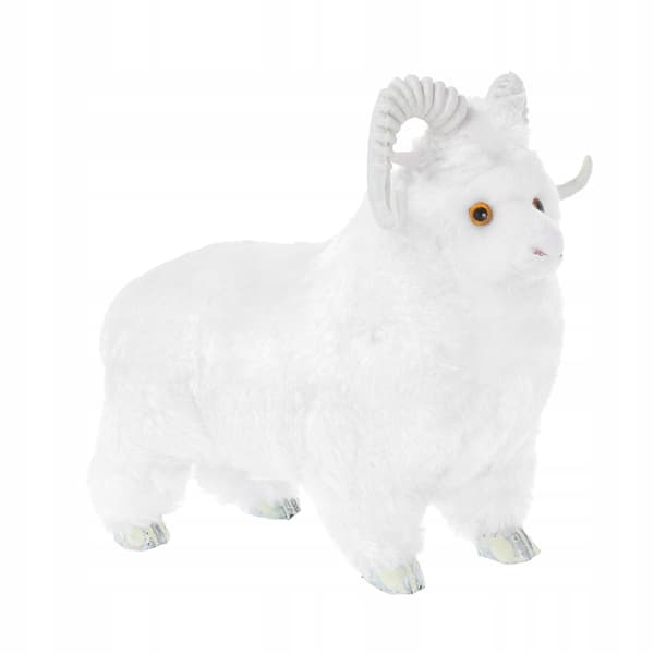 WHITE PLUSH SHEEP – A REALISTIC DECORATION AND TOY