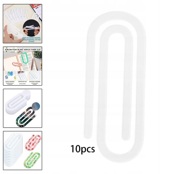10x Sublimation clips – Easy to use – Multifunctional sublimation – 7.6cm x 3cm