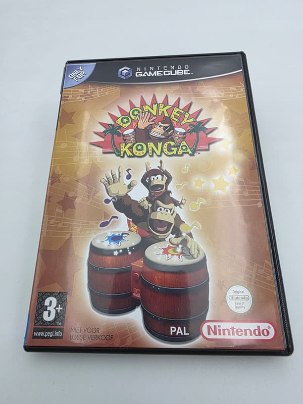 NINTENDO GAMECUBE DONKEY KONGA PAL VERSION – ORIGINAL