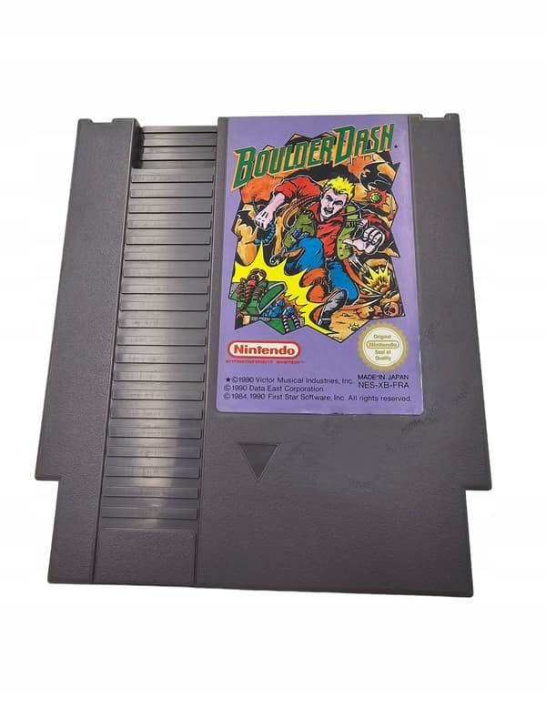 NINTENDO NES BOULDER DASH ORIGINAL