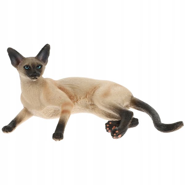 A SMALL, REALISTIC CAT FIGURINE FOR INTERIORS