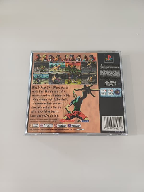 Bloody Roar 2 for PlayStation (PSX) – boxed