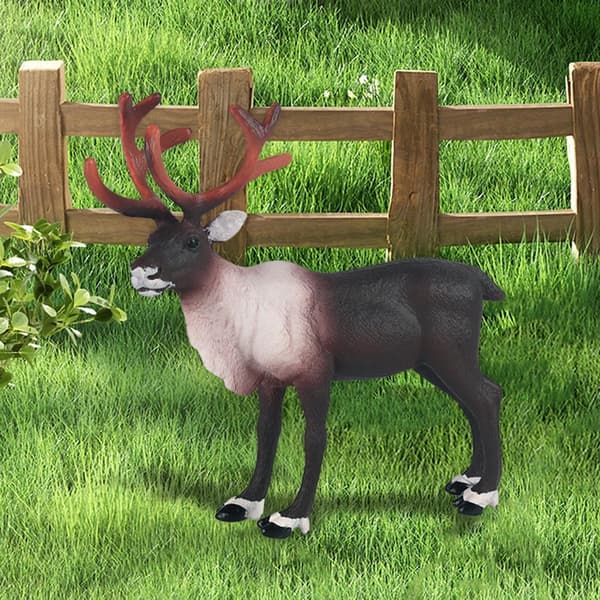 Pet toy figures Children’s prizes Realistic early learning decoration featuring a moose