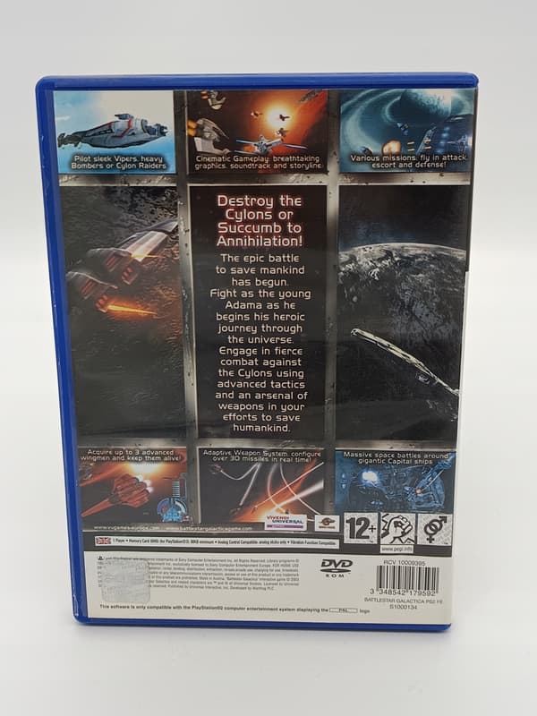 BATTLESTAR GALACTICA game for Sony PlayStation 2 (PS2)