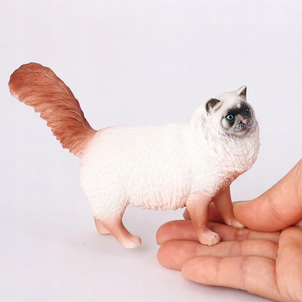 AESTHETIC PLASTIC CAT FIGURINE – TABLE DECORATION