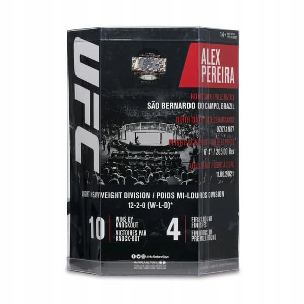 Alex Pereira UFC Posed Figurine 18 cm