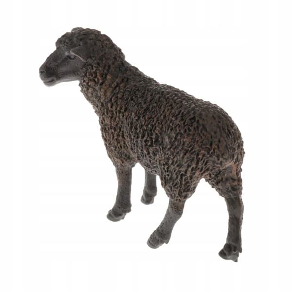 A realistic plastic animal figurine