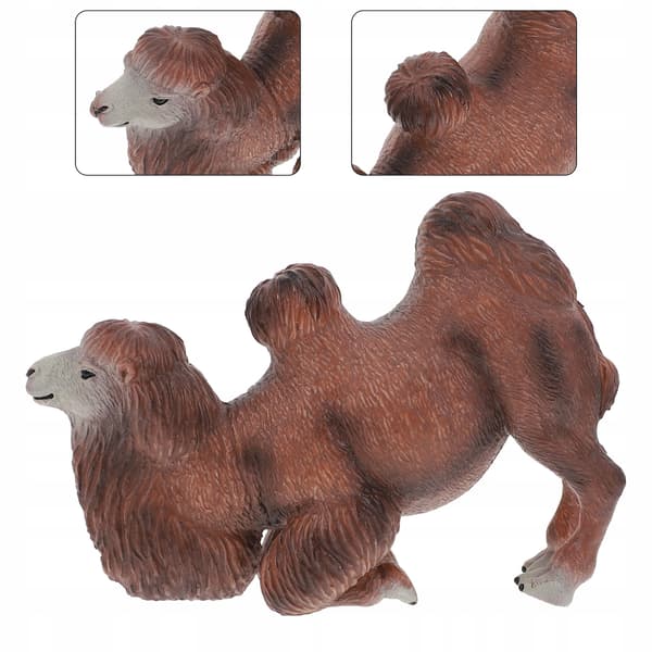 DECORATIVE PLASTIC CAMEL FIGURINE FOR A DESK