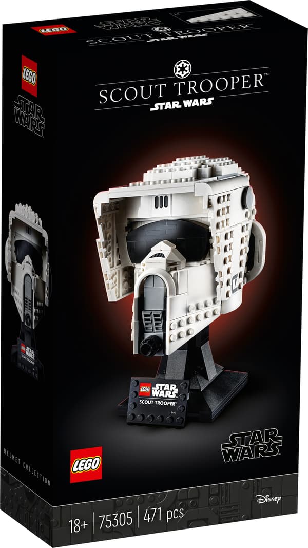 LEGO Star Wars 75305 Stormtrooper Scout Helmet – a gift