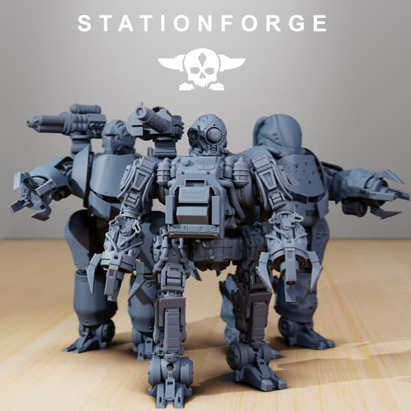 Droidtex x3 Scavenger Robot – Station Forge