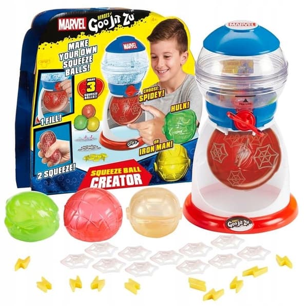 38132/5705 GOO JIT SQUEEZE BALL CREATIVE SET Marvel squishy balls