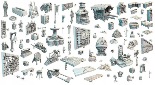 City Bits Bundle: accessories for wargames and RPGs