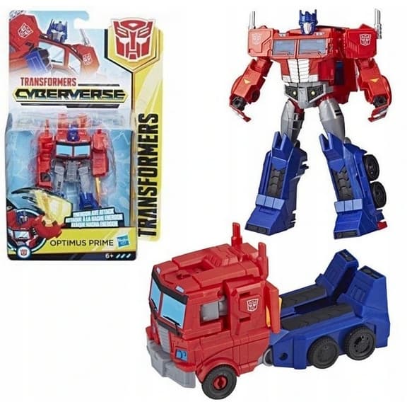 TRANSFORMERS CYBERVERSE OPTIMUS PRIME FIGURINE BY HASBRO E1901