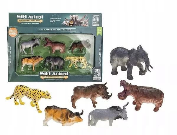 Wild animals (set of 6)