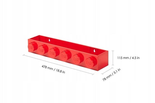 LEGO 41121730 Red Wall Shelf – Gift
