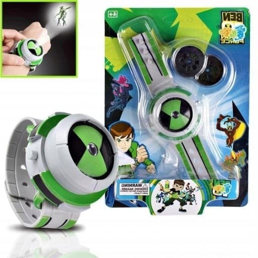 BEN 10 OMNITRIX PROJECTOR WITH ALIEN FIGURINES AND SPACE CLOCK – A GIFT FOR CHILDREN
