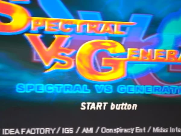 SPECTRAL VS GENERATION PS2