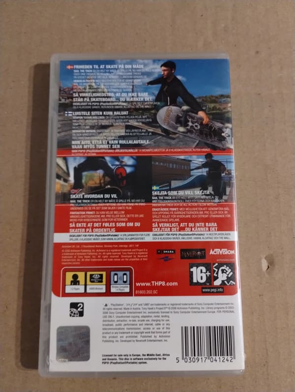 TONY HAWKS PROJECT 8 PlayStation Portable (PSP)
