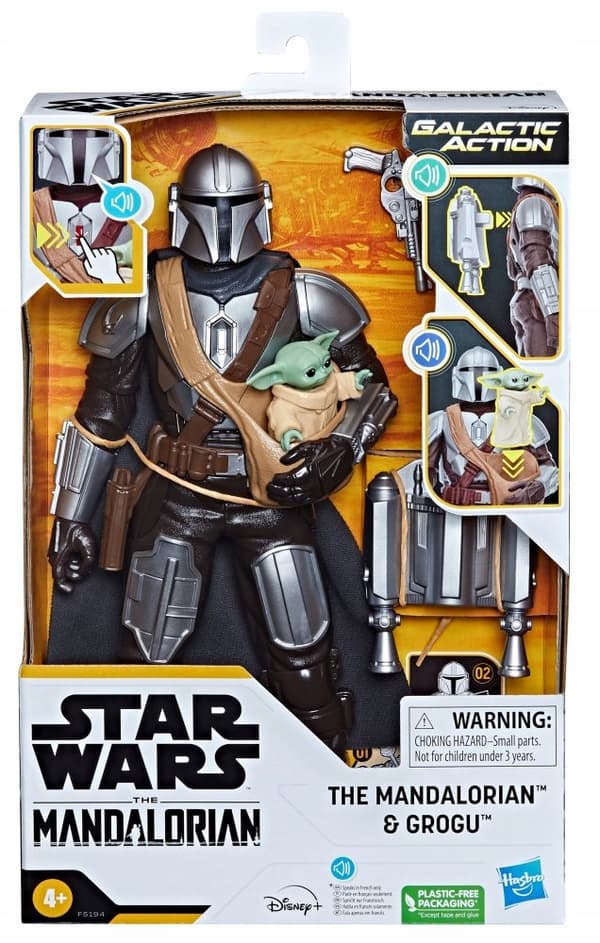 STAR WARS: The Mandalorian and Grogu Interactive Figures