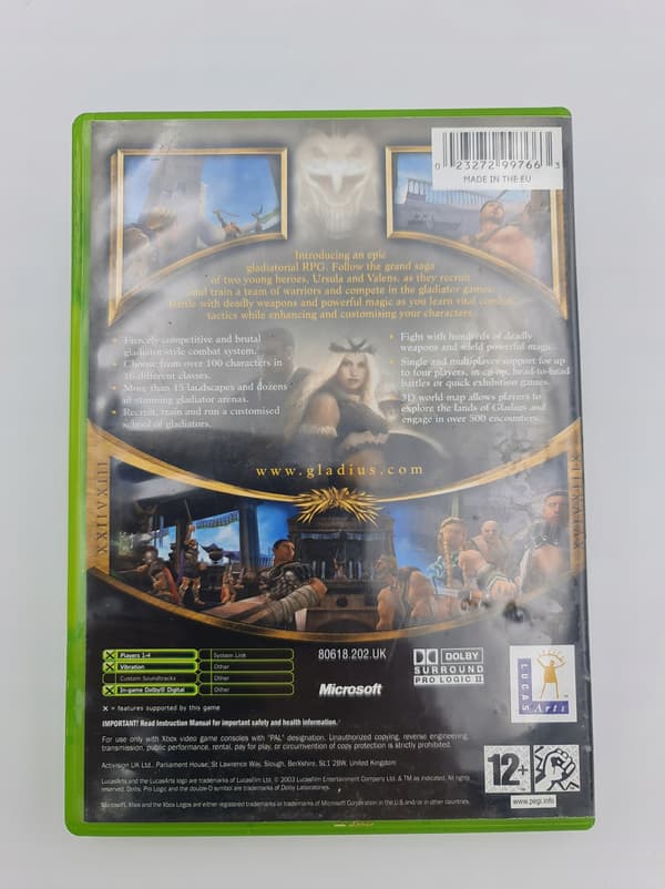 Gladius TOP for Xbox Classic #4847