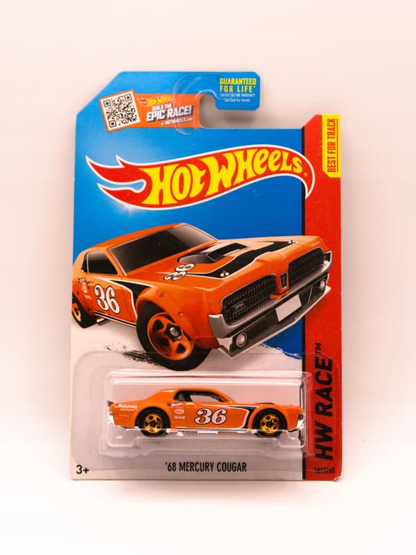 HOT WHEELS '68 Mercury Cougar Red