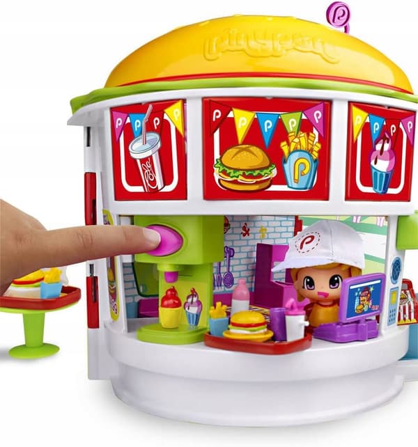 Pinypon City BURGER SHOP + DOLL Set