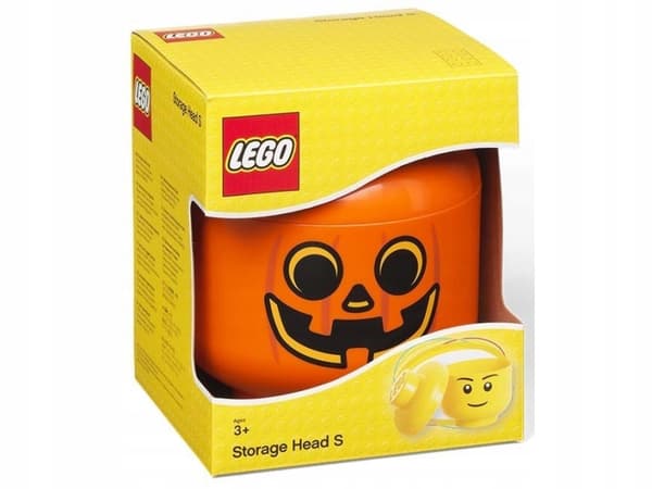 LEGO Box 40311729 Small Head Container – Pumpkin S