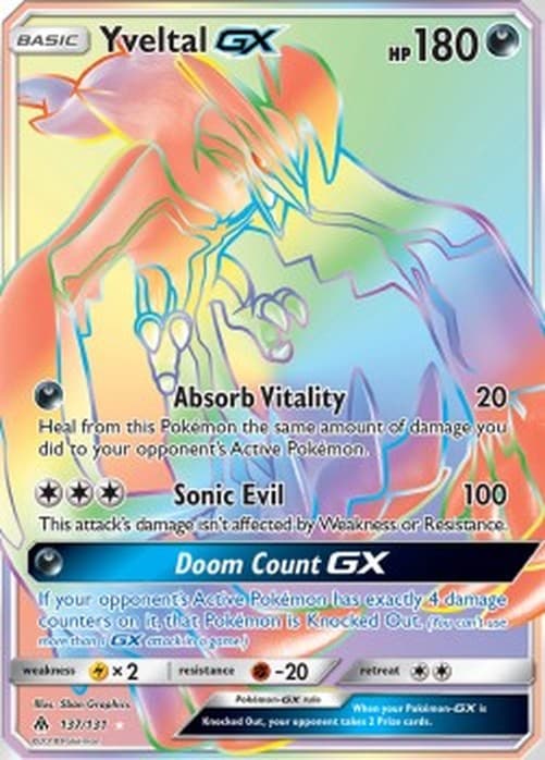 Pokemon Yveltal GX