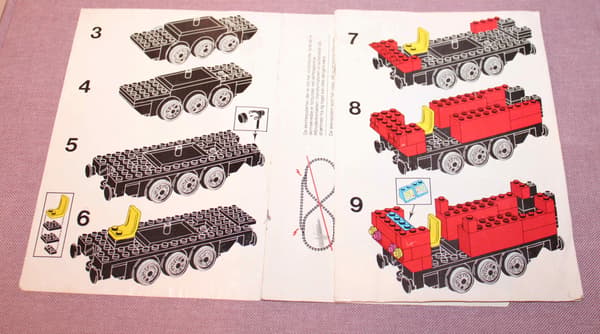 LEGO CITY TOWN TRAIN 7725 set with TRAIN INSTRUCTIONS