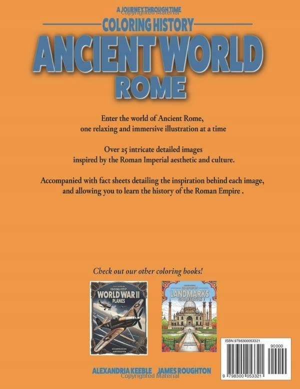 Colouring Through Time: A Journey to Rome